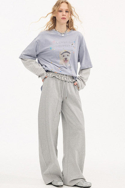 Cartoon Rhinestone Cotton T-Shirt