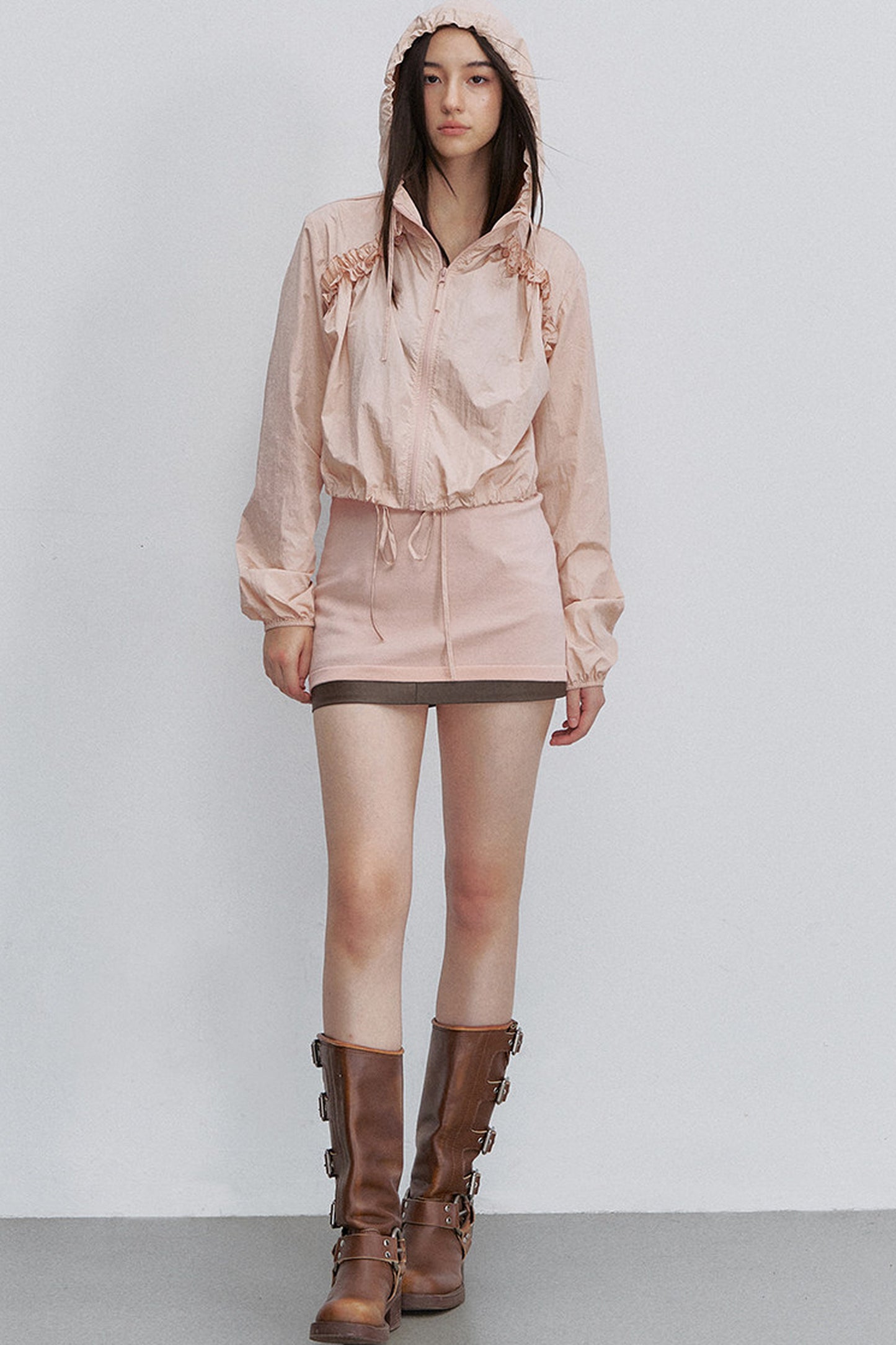 X-Line 3D Bow Tencel Wool Knit Camisole and Dress Set