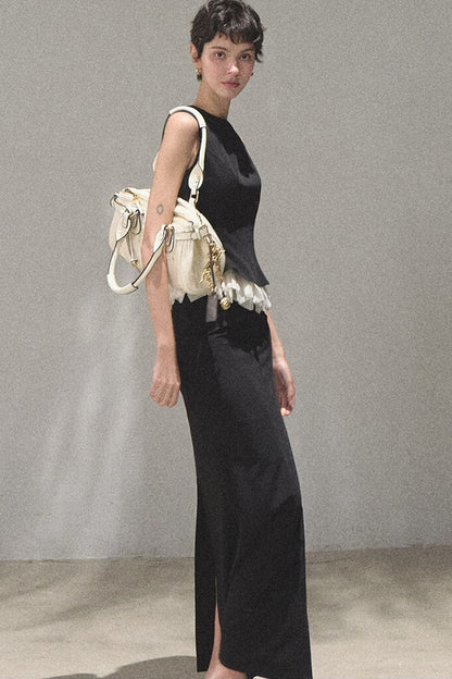 Lace Patchwork Summer Two-Piece Set-Up