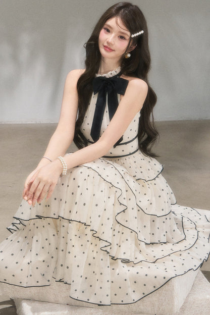 Polka Dot Tiered Dress
