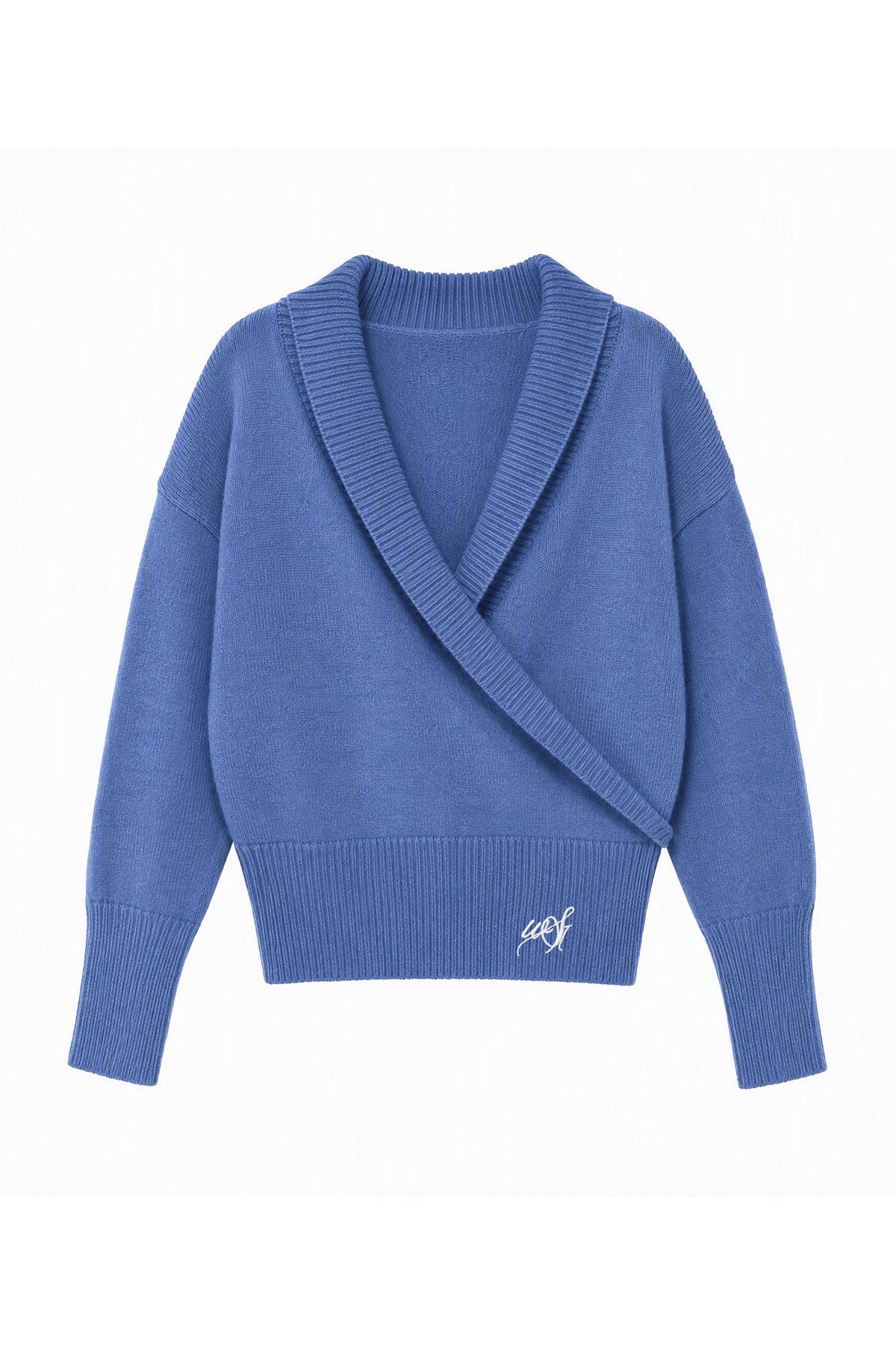 Westayone Long-Sleeved Knitted Sweater and Wide-Leg Pants Set-Up