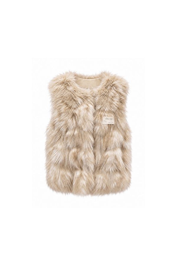 Beige Knit Base Layer Top Set-Up