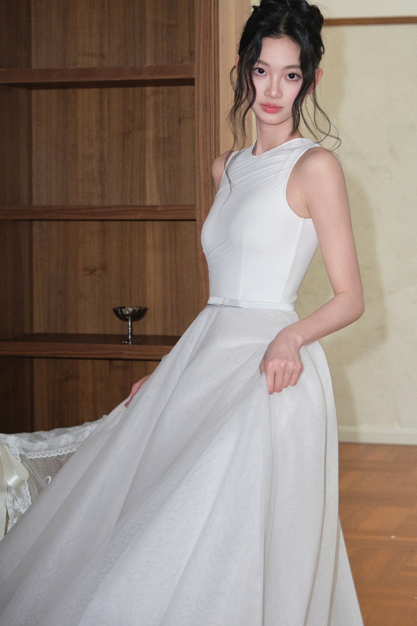 Butterfly Knot Mesh Dress