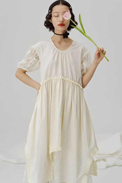 First Love Irregular Hem Dress