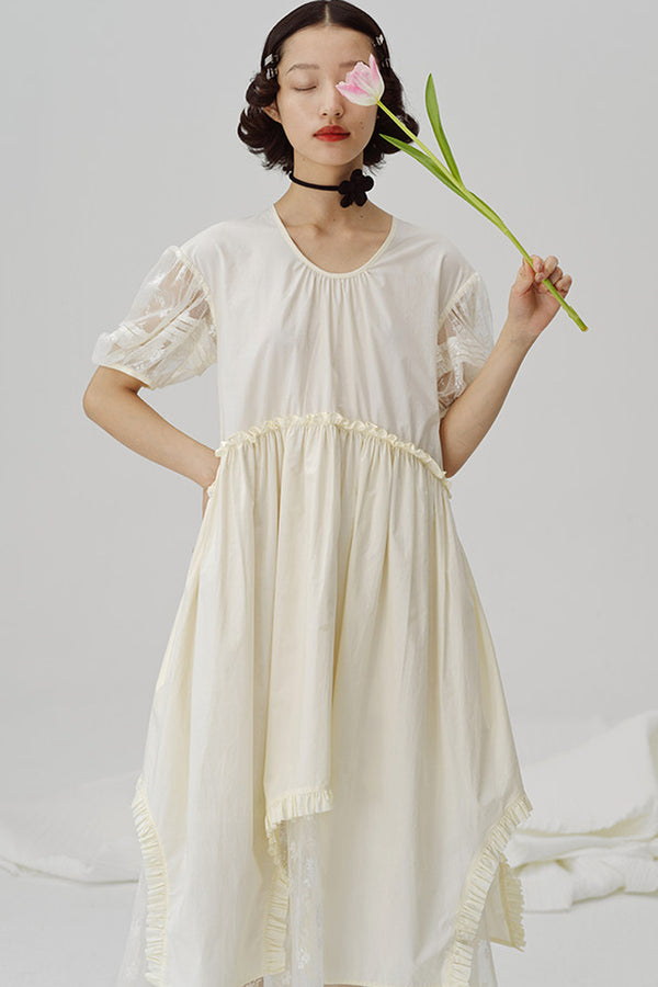 First Love Irregular Hem Dress
