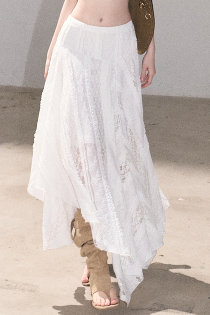 Uncut Time Draped Skirt
