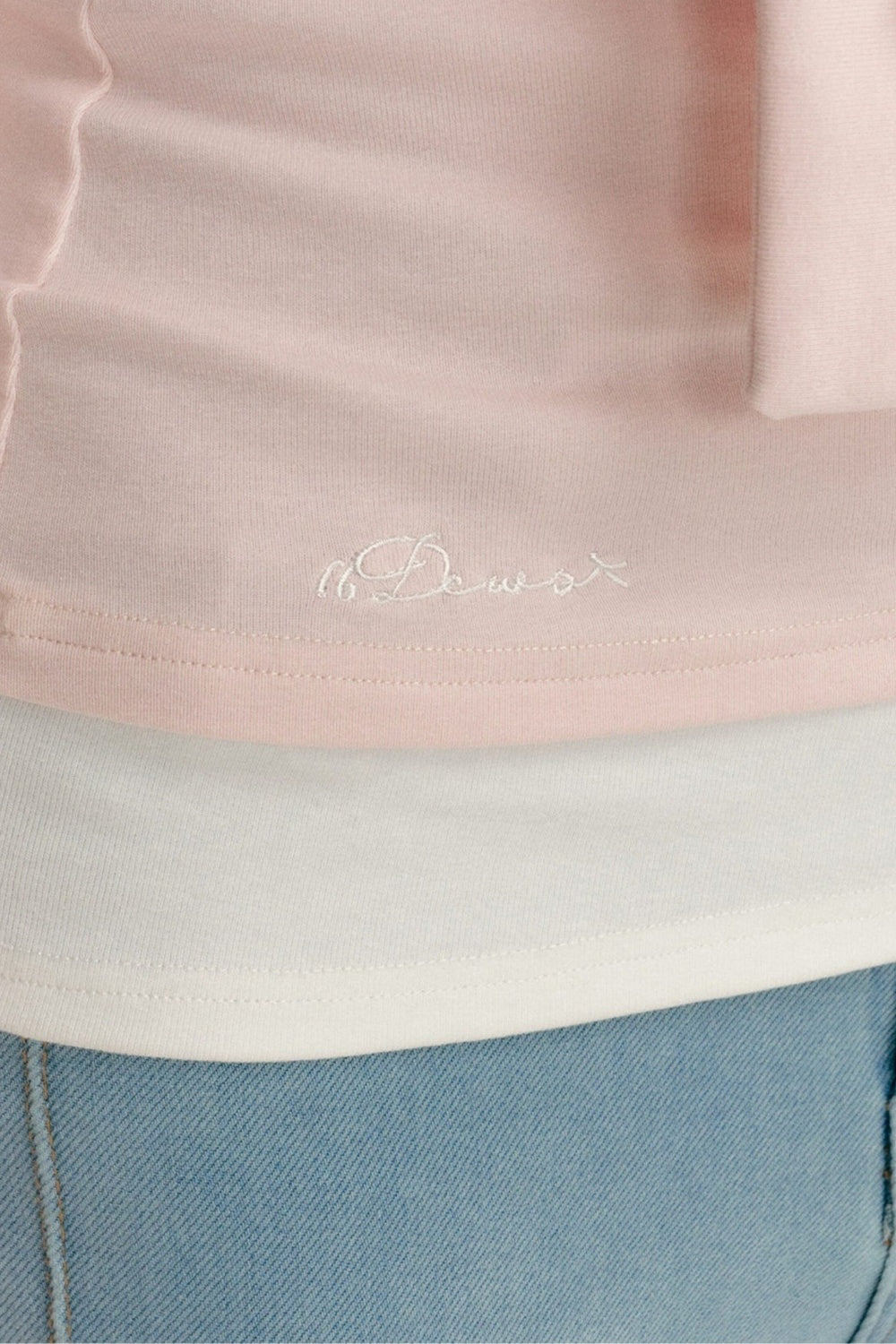 Off-Shoulder Layered-Look Tie Top
