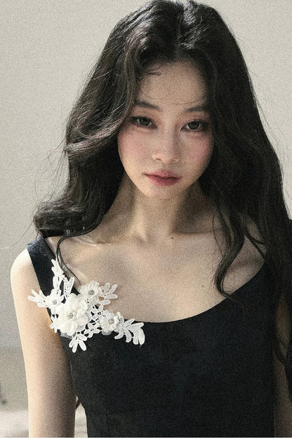 French Style Floral Lace Dress