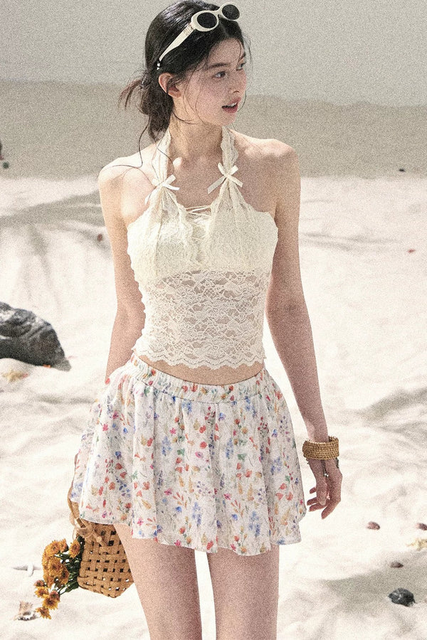 V-Neck Dopamine Sun Protection Top Set-Up