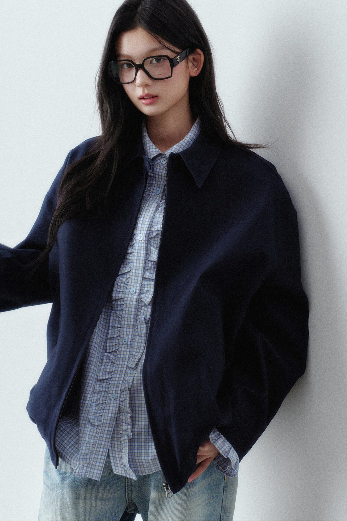 Retro Layered-Look Jacket