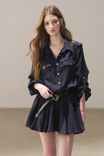 Exklusives Hemdblusenkleid-Set