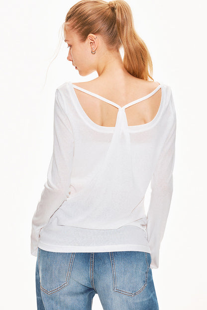 Lyocell Cross-Tie Top
