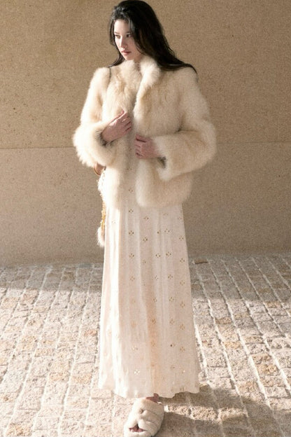 Fur Gradient Dyed Jacket