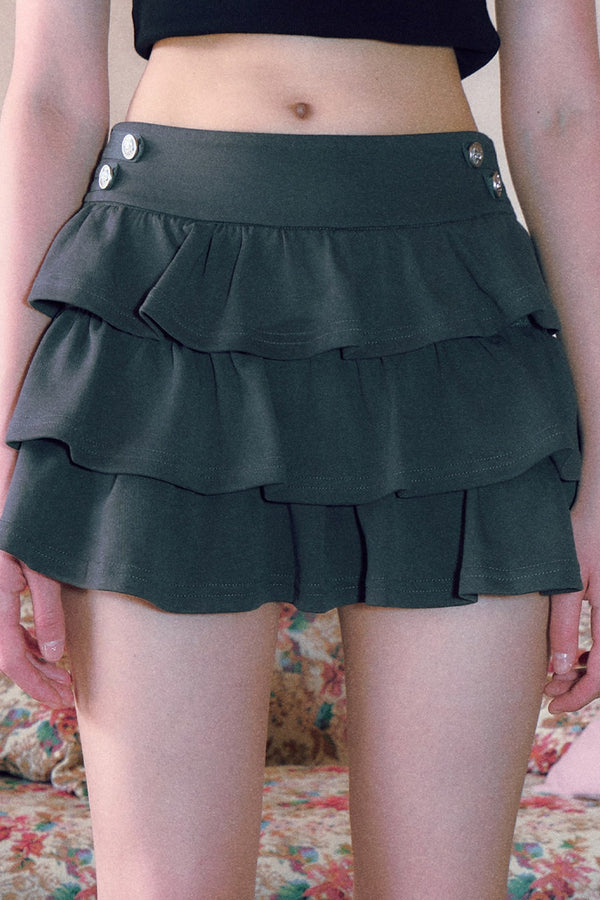 Girly Ruffled Cake Skirt