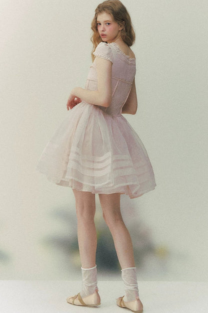 Ballet Dreamland Puff Sleeve Dress