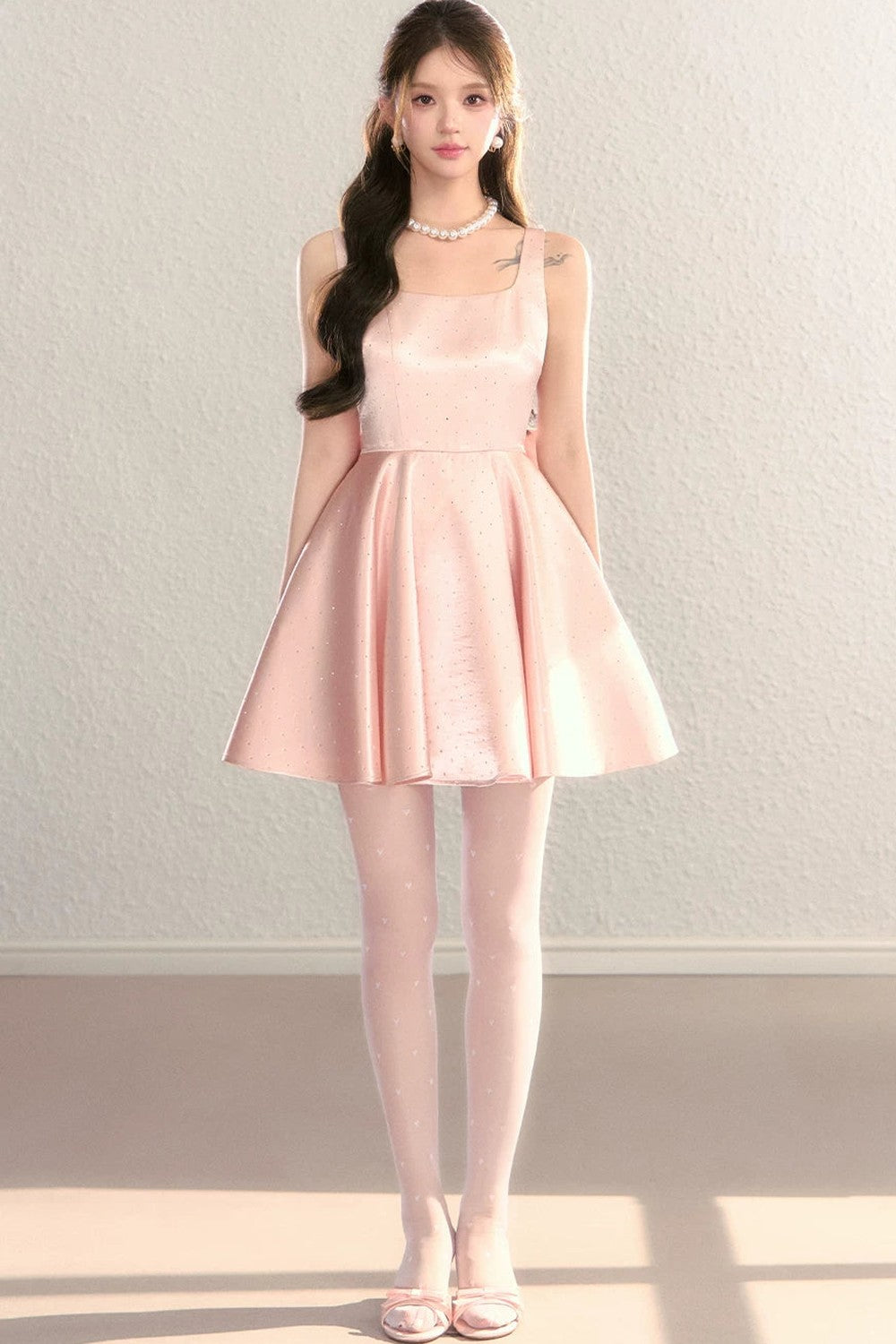 Glitter Princess A-Line Slip Dress