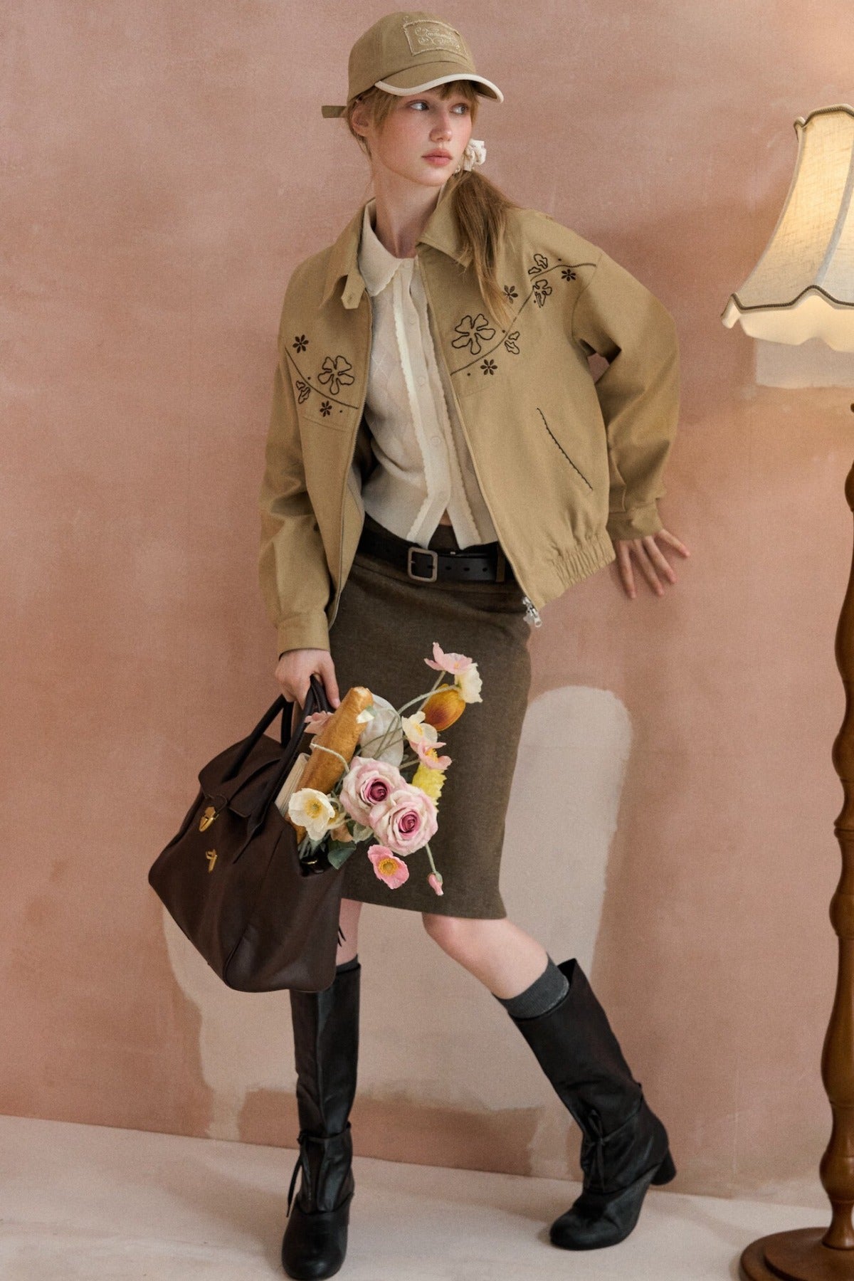 Floral Embroidered Jacket