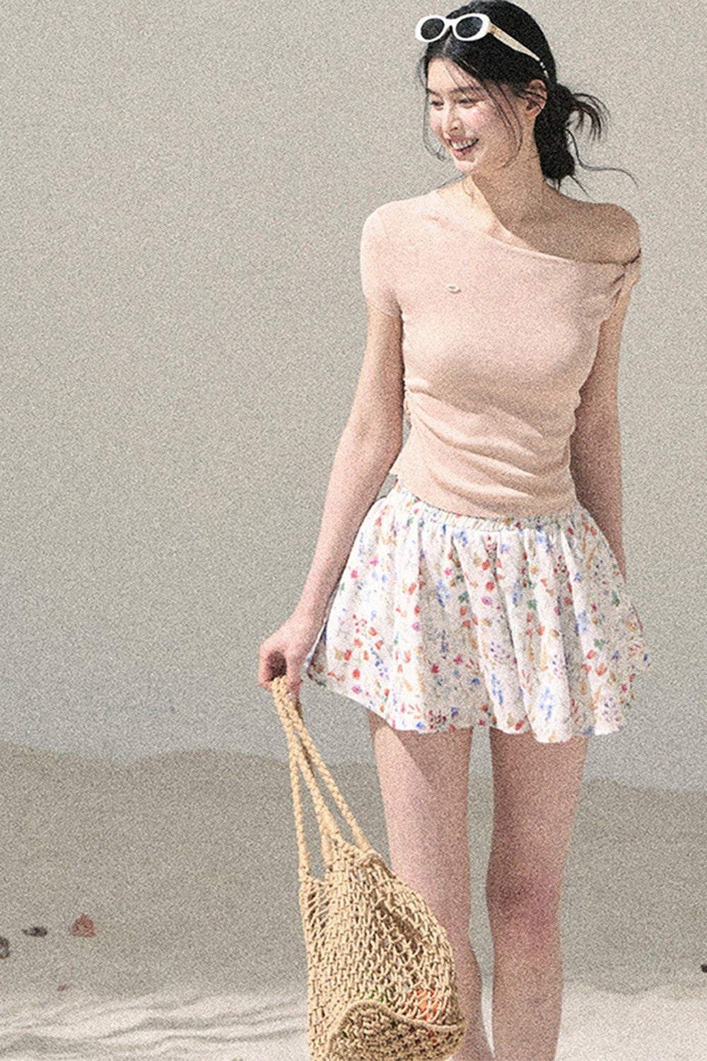 Asymmetrical Knot Crop Top