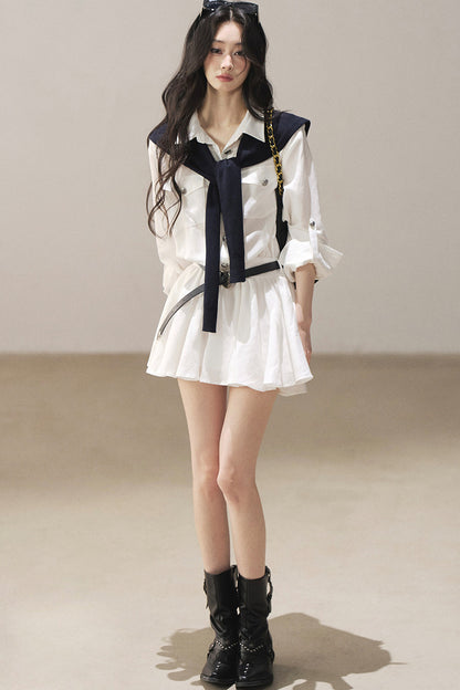 Exklusives Hemdblusenkleid-Set