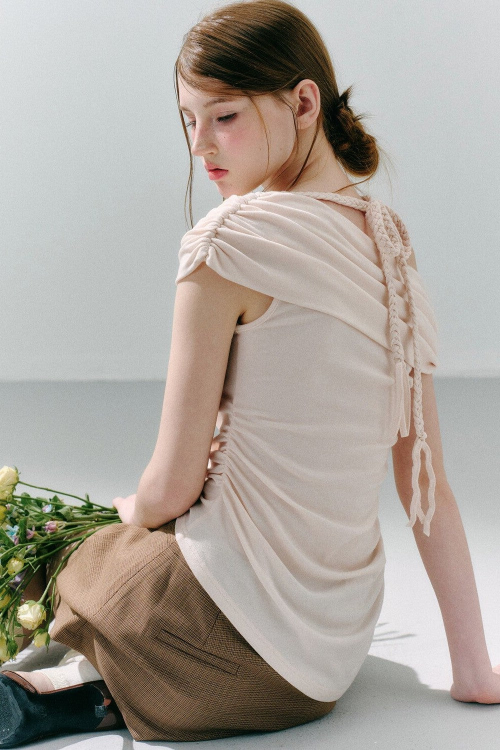 Off-Shoulder Tie Top