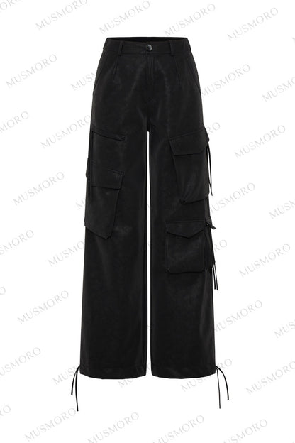 Heavy-Duty Leather Workwear Pants
