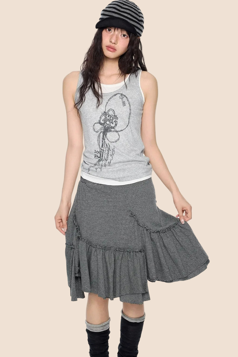 Retro Casual Slim-Fit T-Shirt