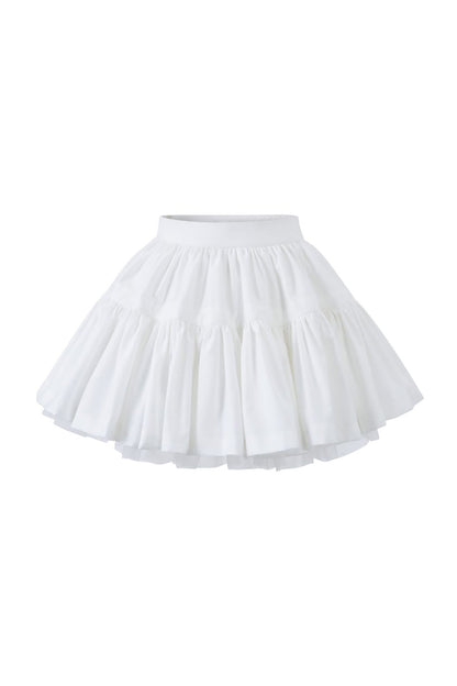 Ballet Style Double-Layer Mesh A-Line Cake Skirt