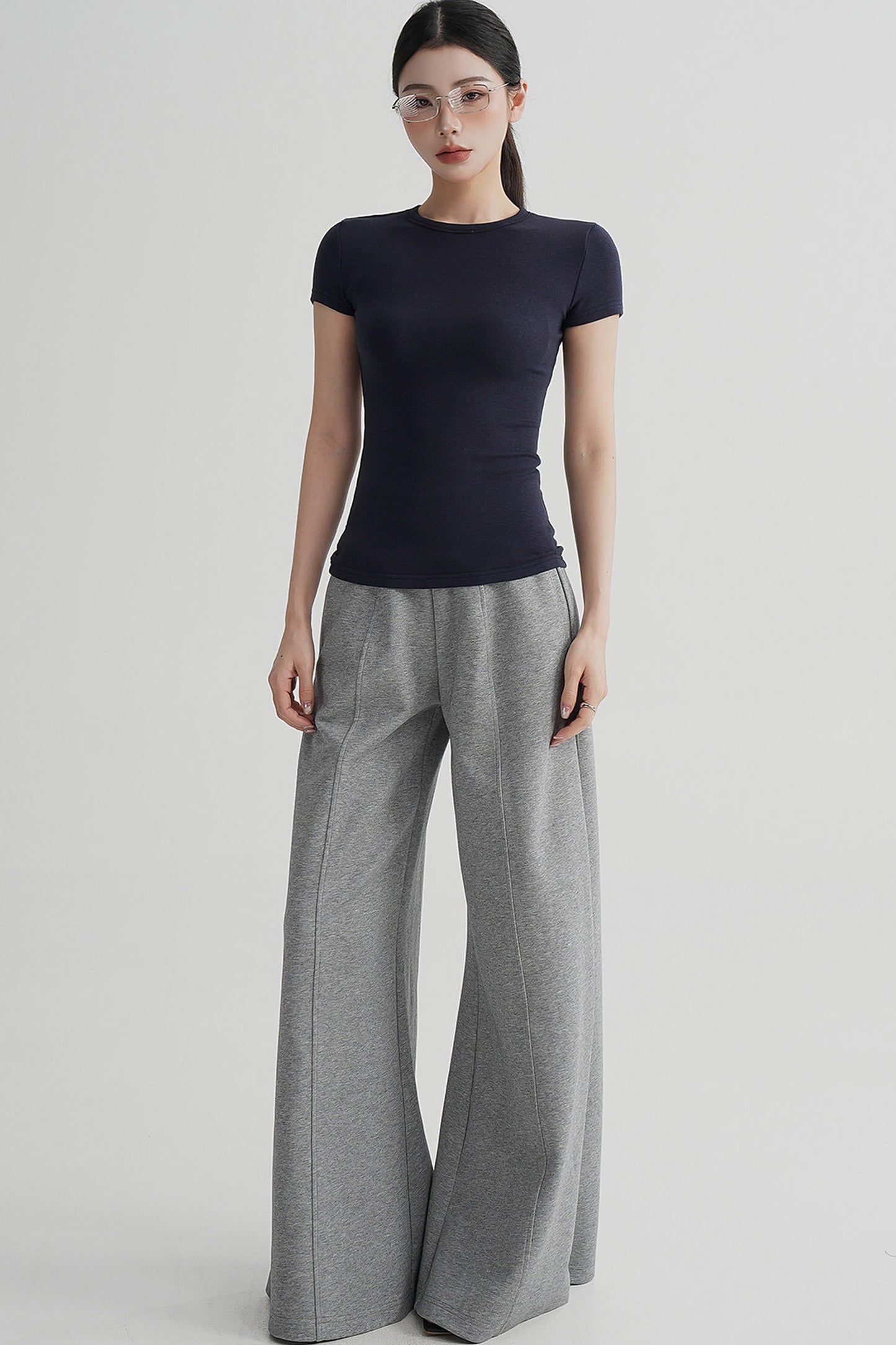 Elegant Wool Waist-Slimming Top