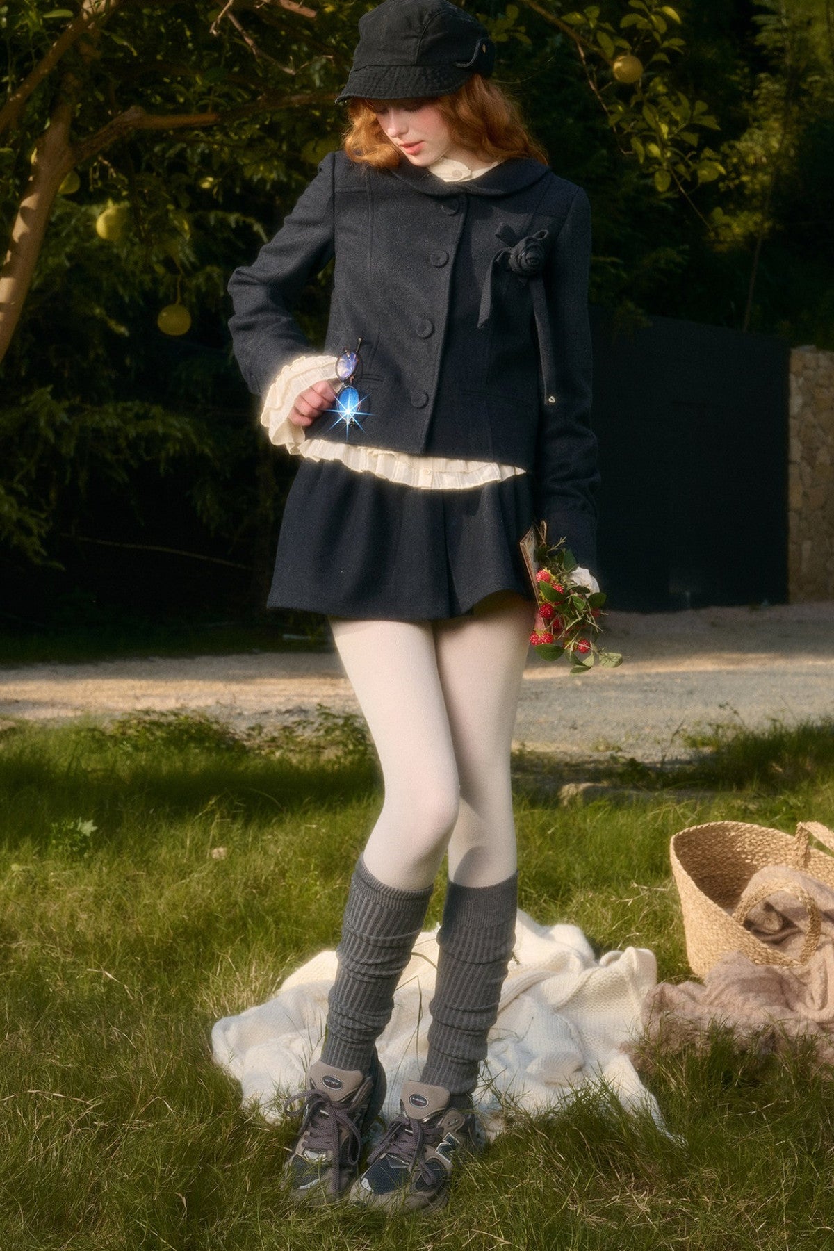 Nerd Artist Jacket and Skirt Set-Up