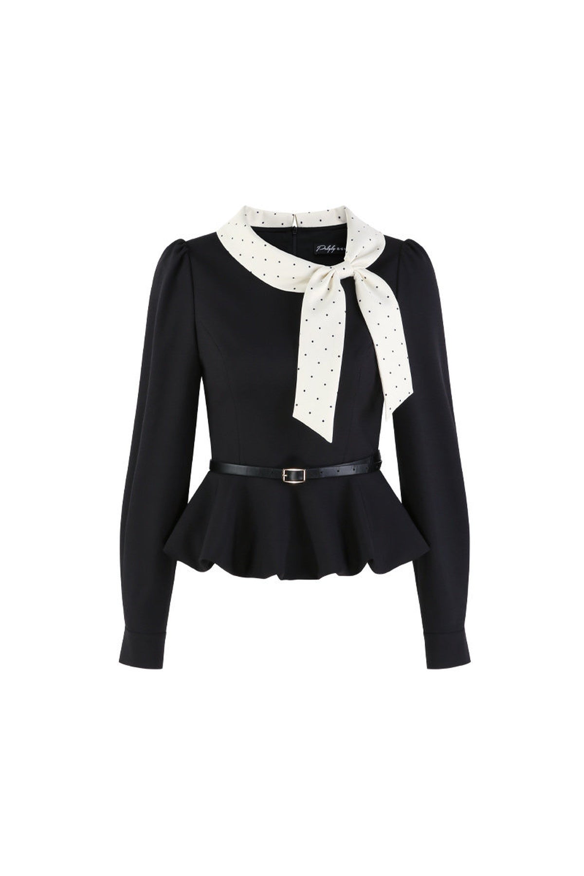 Bow Lantern Sleeve Skirt and Top Set-Up