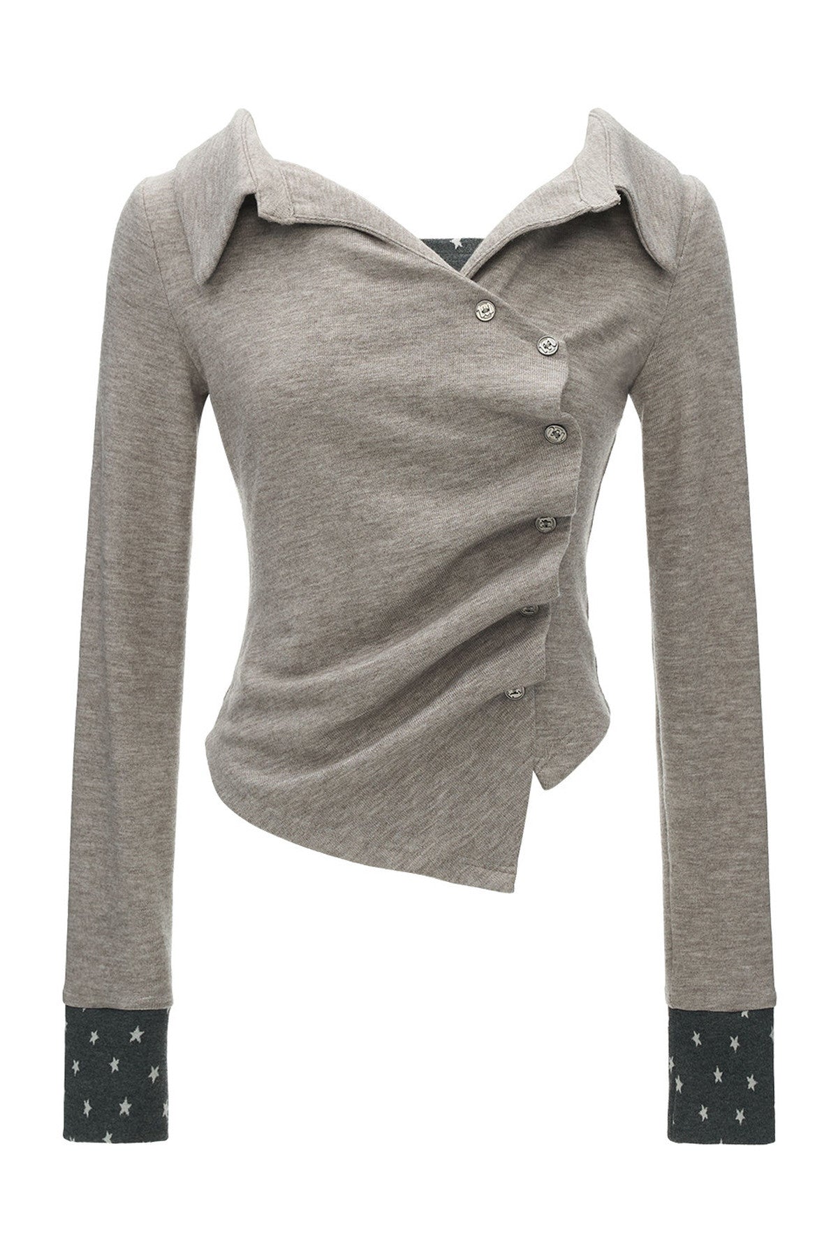 Layered-Look Long-Sleeve T-Shirt