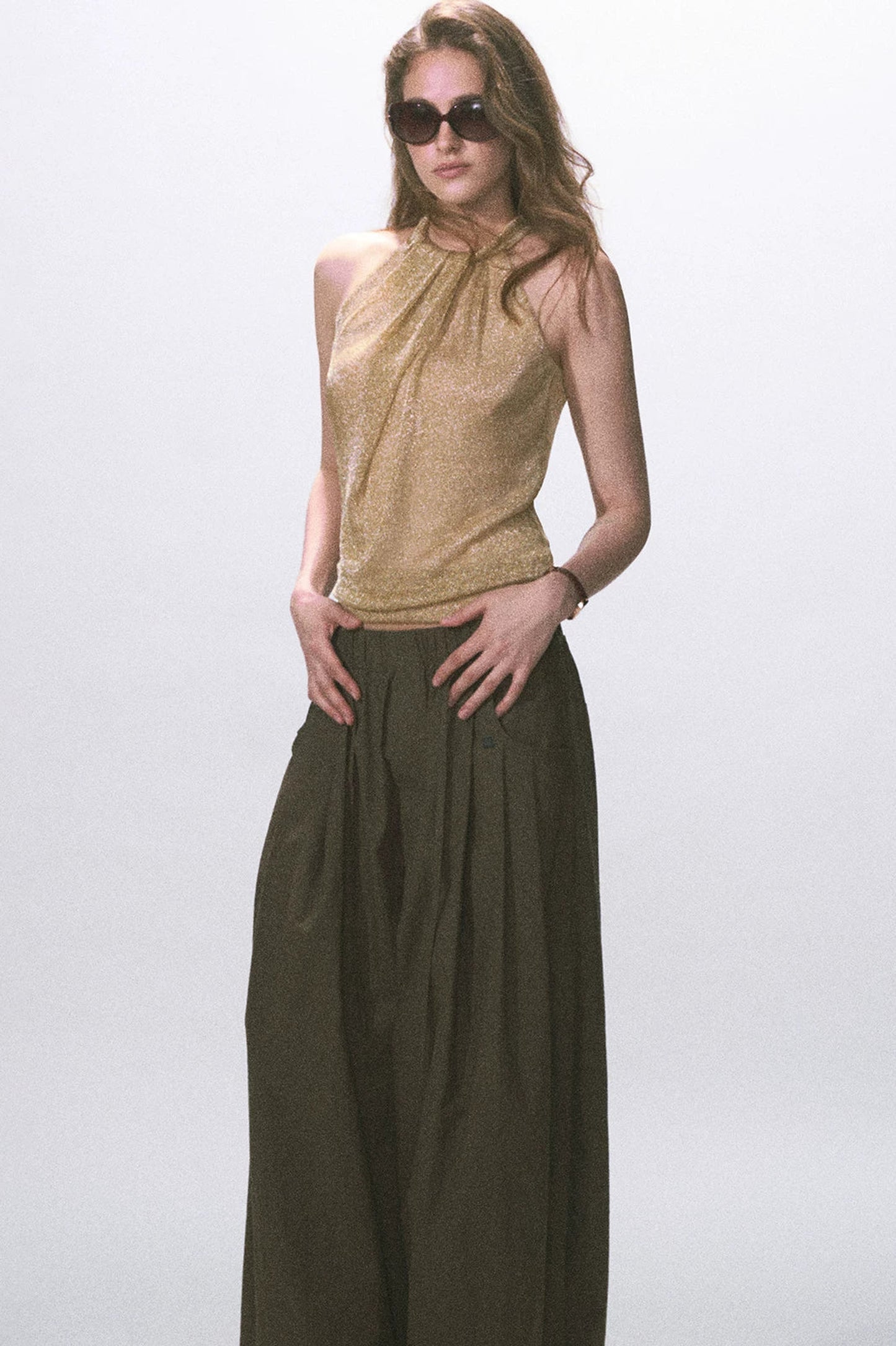 Twist Halter Backless Camisole Top