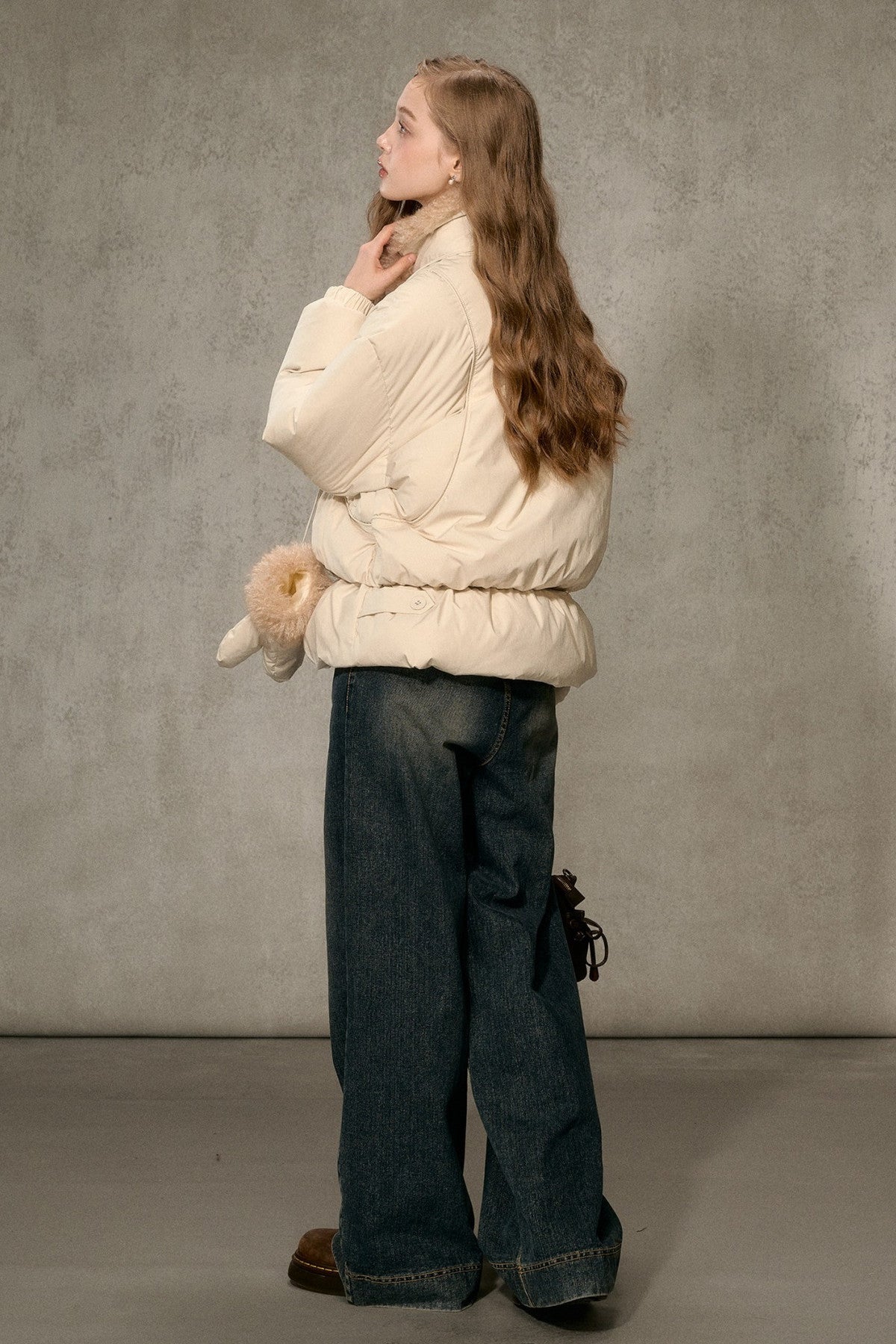 Thickened Large Fur Collar Jacket