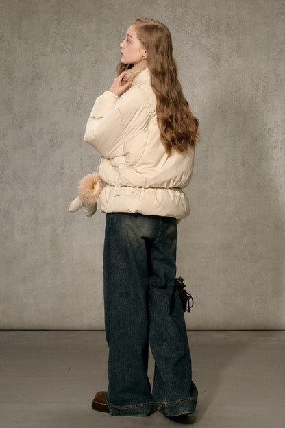 Thickened Large Fur Collar Jacket