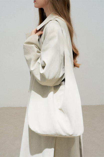 Warm Gray Classic Silhouette Jacket