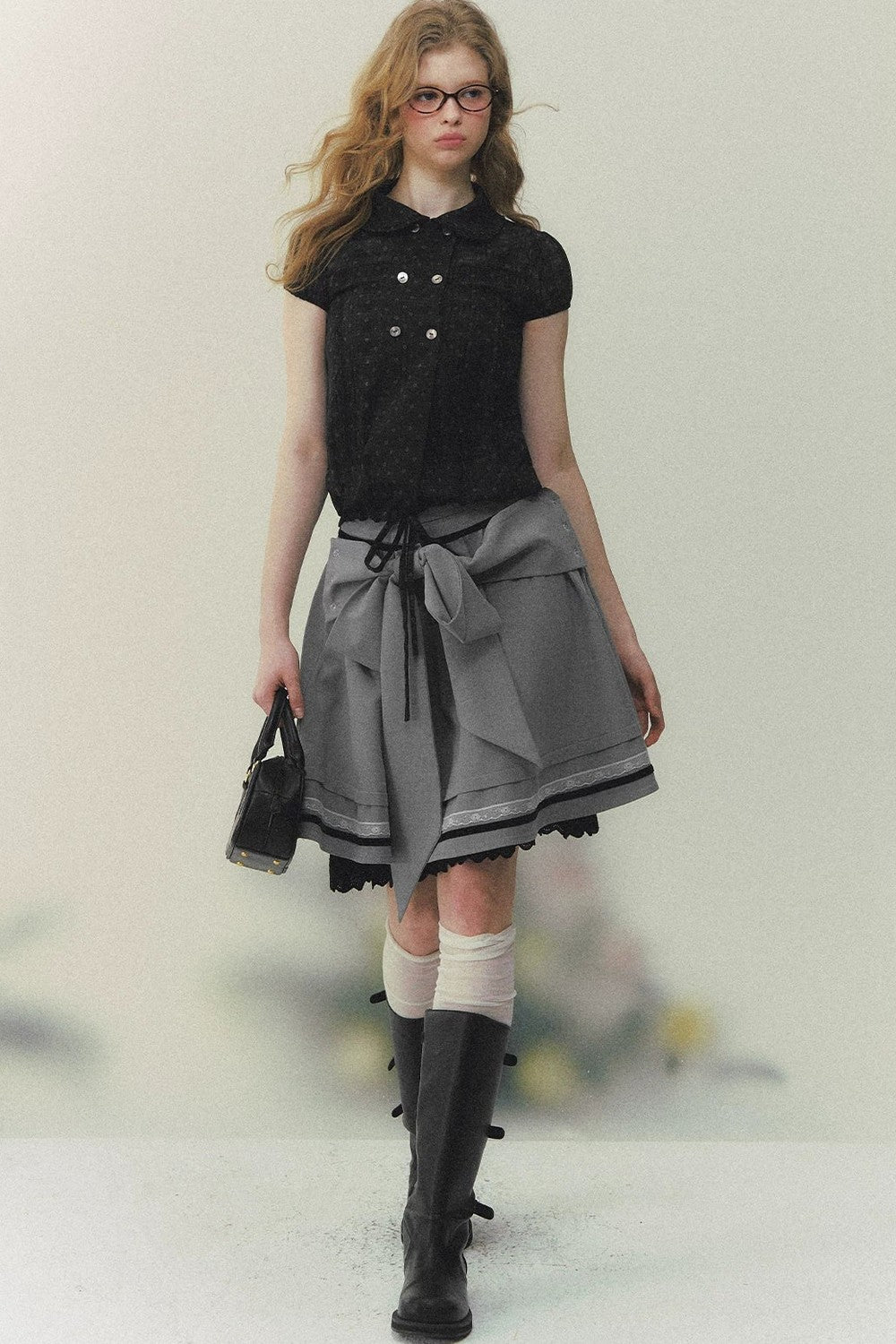 Ivory Doll Collar Blouse