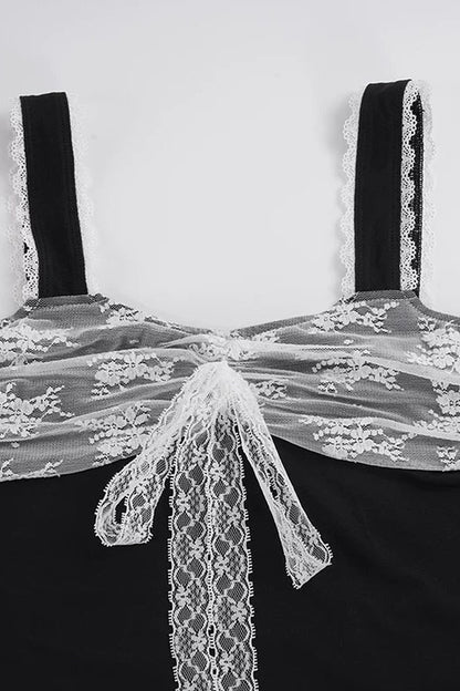 Floral Mesh Lace Camisole