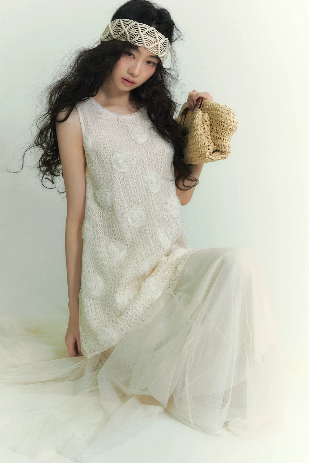 Double-Layer Mesh Fairy Skirt