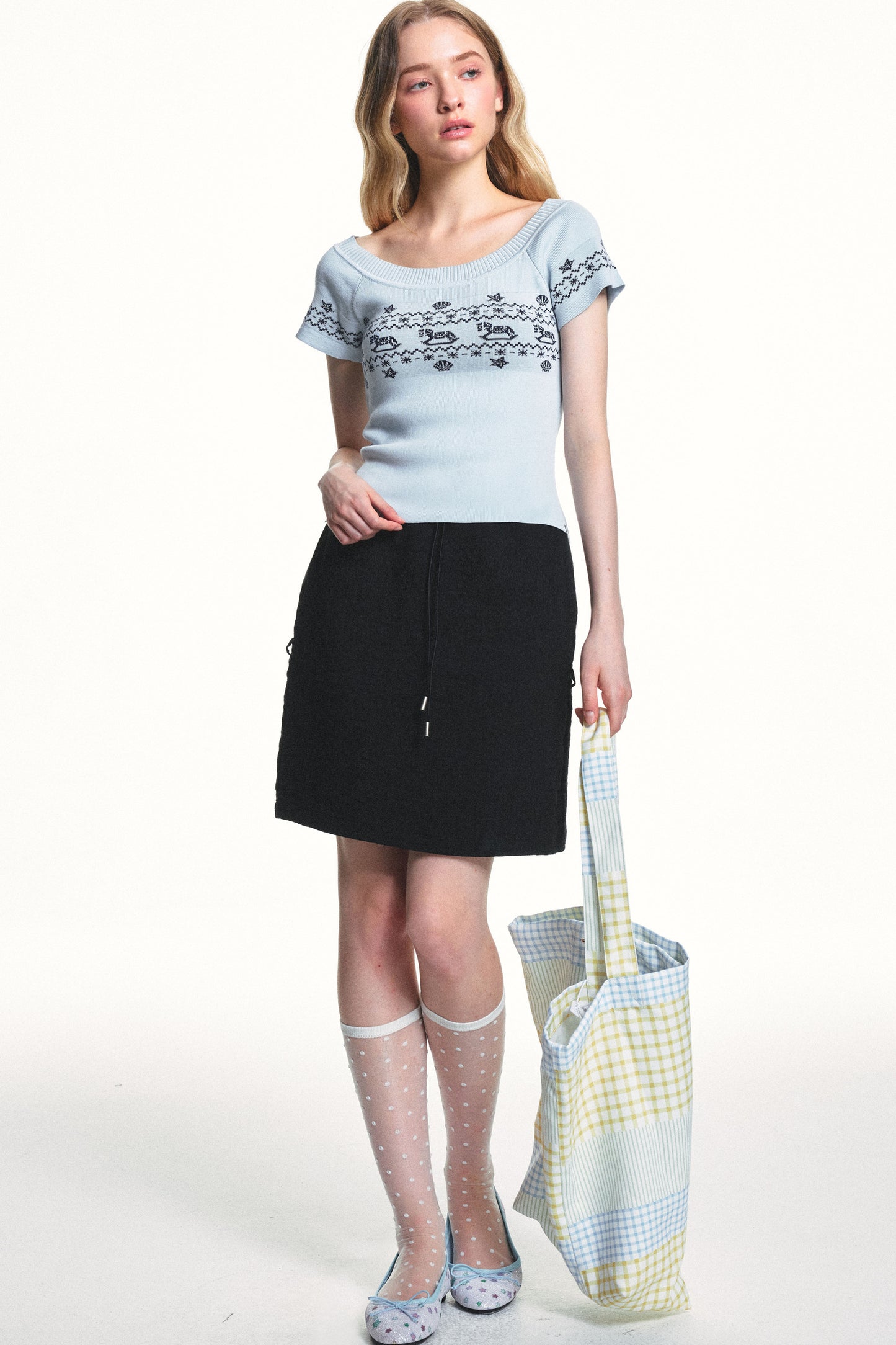 Maglietta in lyocell Tencel con spalle scoperte