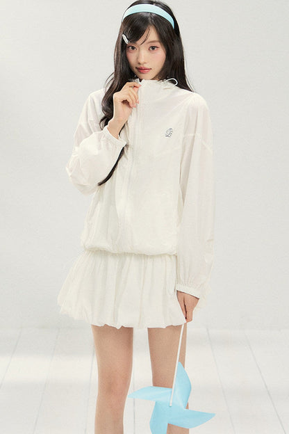 UPF50 Pleated Two-Piece Skirt Set-Up