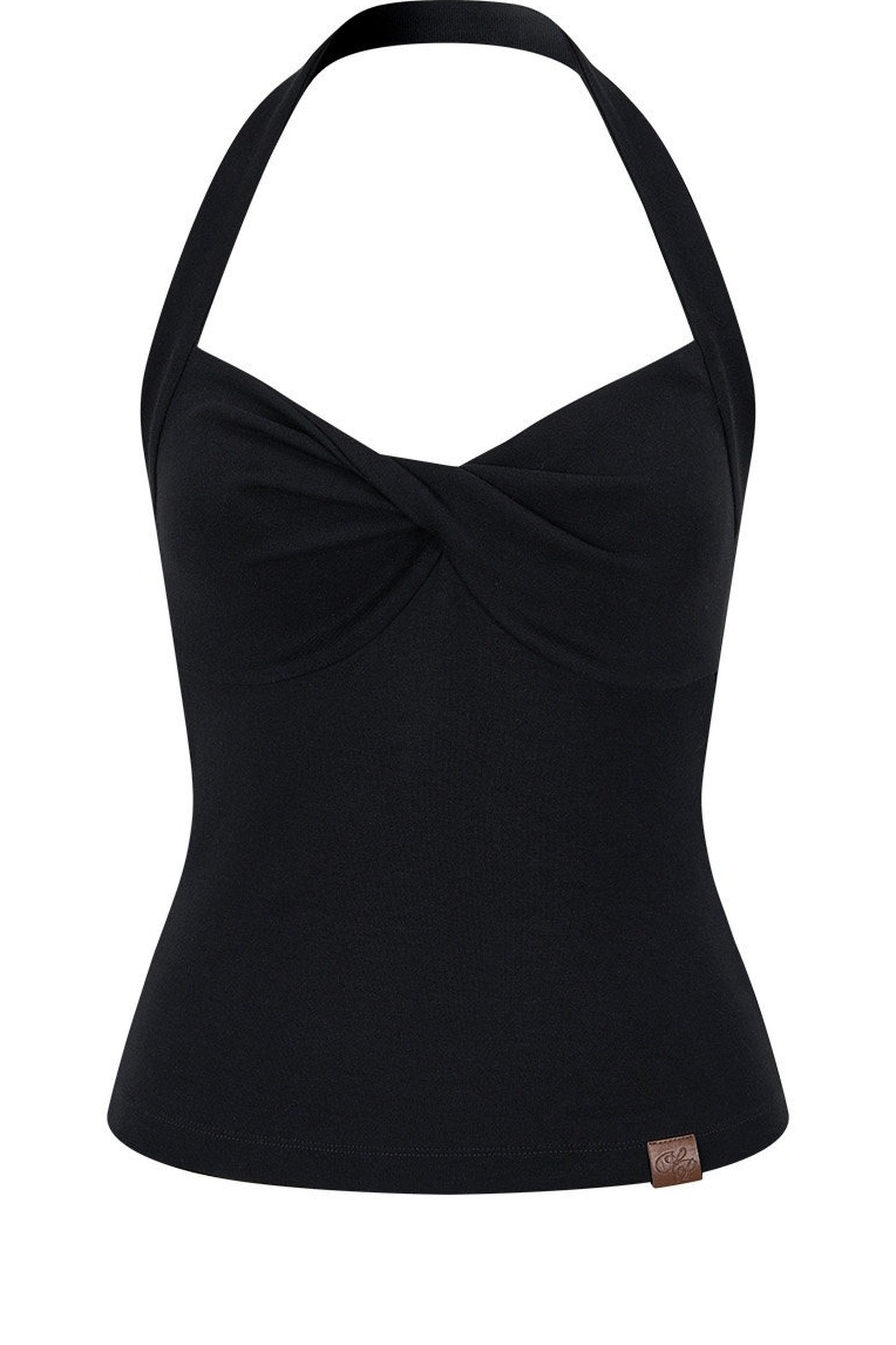 Cross-Knot V-Neck Knit Vest