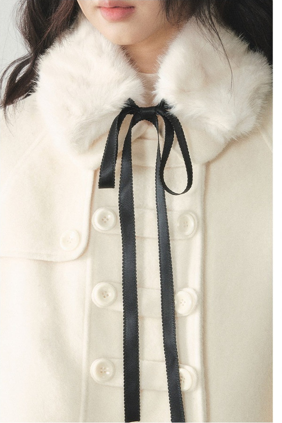 Wool Napoleon Cape