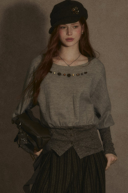 Hazelnut Lantern Pullover Sweatshirt