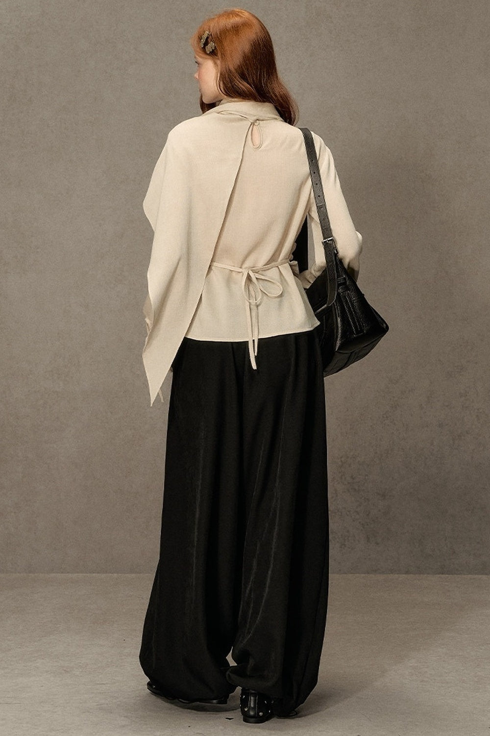 Beautiful and Relaxed Lyocell Cape Shirt