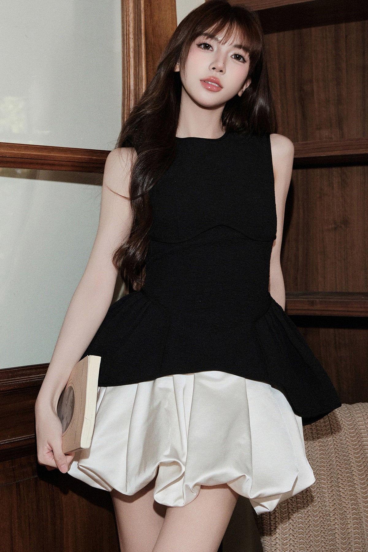 Tencel Satin Bud Skirt