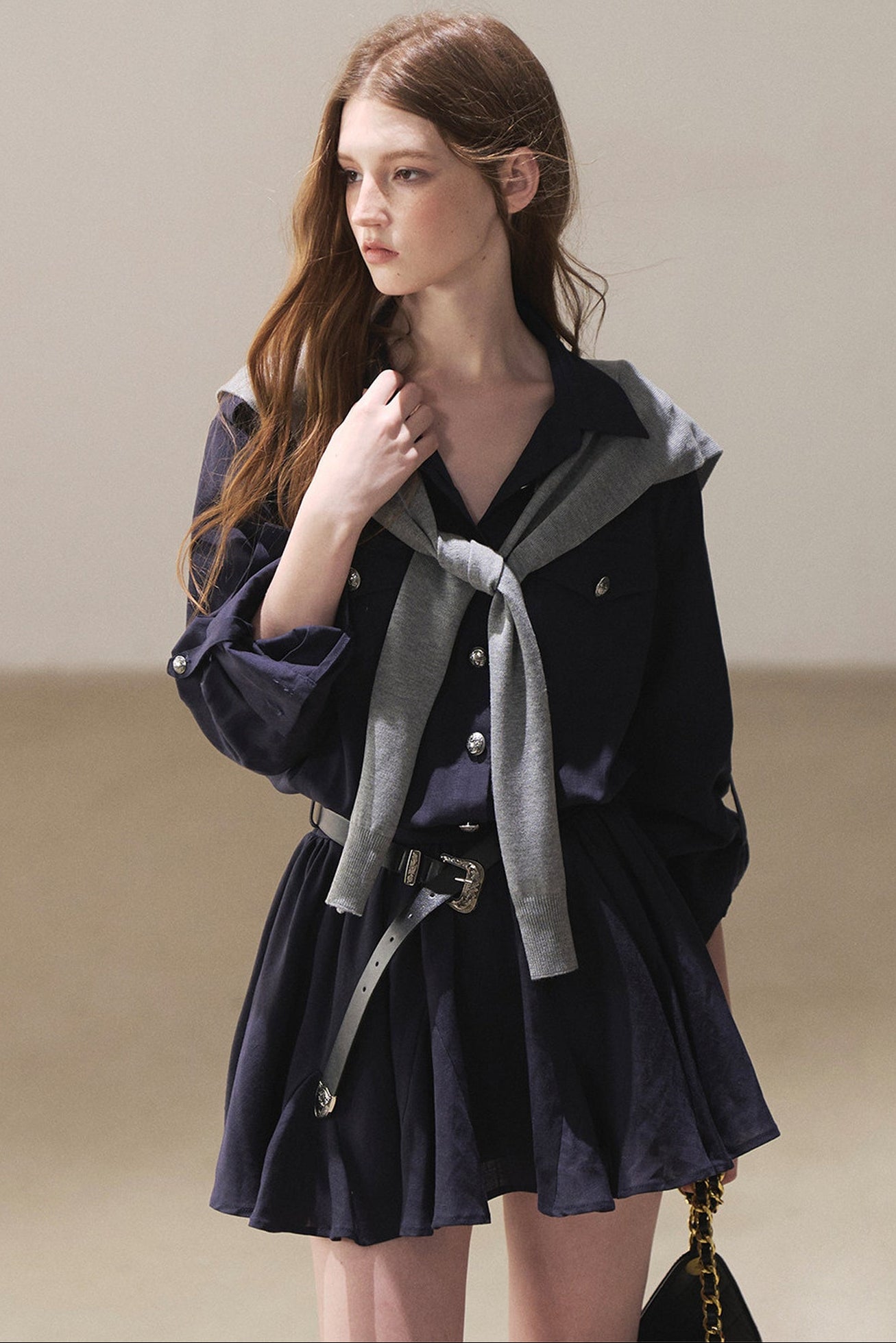 Exklusives Hemdblusenkleid-Set