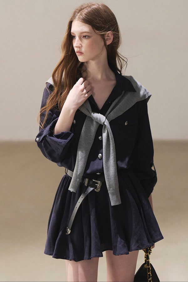 High-Fashion Shirt Dress Set-Up