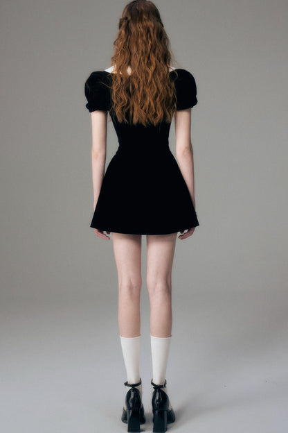 Black Velvet Ballet Dress