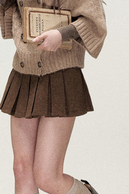 Double-Breasted Knit Jacket