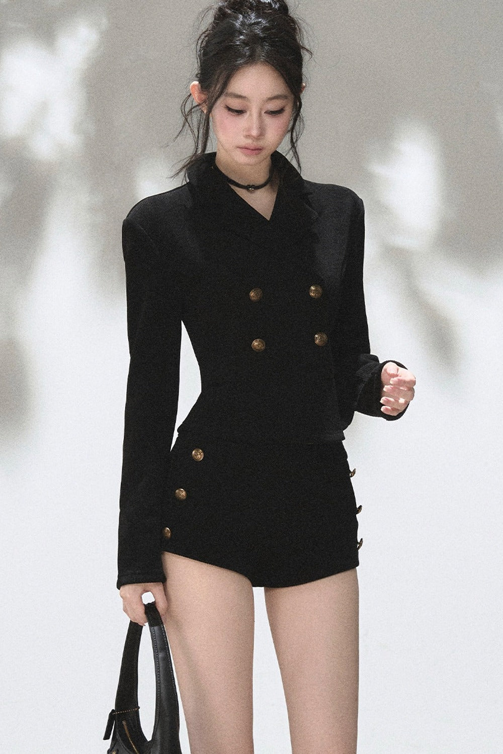 Corduroy Jacket and Skirt Set